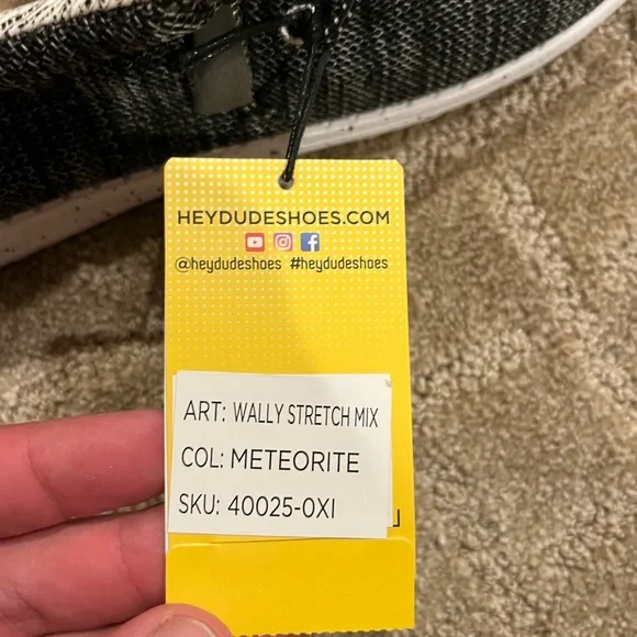 Hey Dude Men's Gray Knit Loafers - Picture 4 of 7